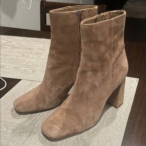 Sam Edelman Brown Suede Heeled Boots